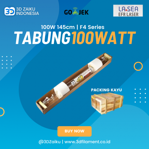 Tabung Laser CO2 100 Watt 100W Merek EFR dengan Garansi